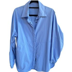 Wilo The Label oversized parachute button-down shirt S